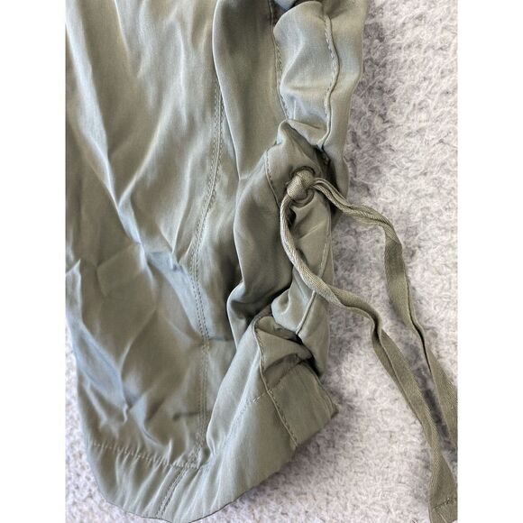 Chicos Joggers Womens 2.5/14 Pull‎ On Pants Green Ruched - Picture 9 of 9